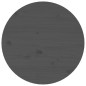 vidaXL Mesa de centro de madera maciza de pino gris Ø 45x40 cm vidaXL Mesa de centro de madera maciza de pino gris Ø 45x40 cm