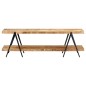 vidaXL Mueble para TV de madera maciza de mango 160x40x50 cm