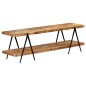 vidaXL Mueble para TV de madera maciza de mango 160x40x50 cm
