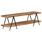 vidaXL Mueble para TV de madera maciza de mango 160x40x50 cm