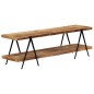 vidaXL Mueble para TV de madera maciza de mango 160x40x50 cm