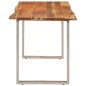 vidaXL Mesa de comedor madera maciza de acacia 140x70x76 cm