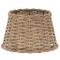 vidaXL Pantalla para lámpara mimbre marrón Ø38x23 cm vidaXL Pantalla para lámpara mimbre marrón Ø38x23 cm