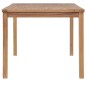vidaXL Mesa de jardín de madera maciza de teca 150x90x77 cm