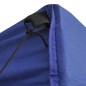 vidaXL Cenador plegable azul con 4 paredes 3x3 m