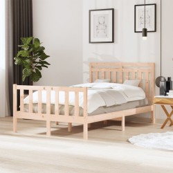 vidaXL Estructura de cama de madera maciza 120x200 cm