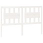vidaXL Cabecero de cama madera maciza de pino blanco 125,5x4x100 cm vidaXL Cabecero de cama madera maciza de pino blanco 125,5x4x100 cm
