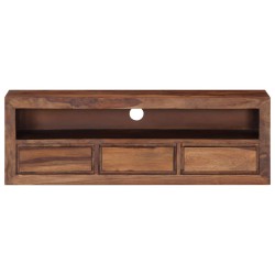 vidaXL Mueble de TV de madera maciza de Sheesham 120x30x40 cm