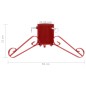 vidaXL Soporte para árbol de Navidad rojo 58x58x21 cm vidaXL Soporte para árbol de Navidad rojo 58x58x21 cm