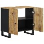 vidaXL Mueble de lavabo madera mango y madera ingeniería 62x33x58 cm vidaXL Mueble de lavabo madera mango y madera ingeniería 62x33x58 cm