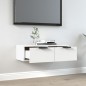 vidaXL Armario de pared madera contrachapada blanco 37x37x37 cm