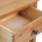 vidaXL Mesa consola de madera de roble maciza 50x32x75 cm vidaXL Mesa consola de madera de roble maciza 50x32x75 cm