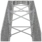vidaXL Jardinera arriate acero recubrimiento polvo plata 260x40x68 cm vidaXL Jardinera arriate acero recubrimiento polvo plata 260x40x68 cm
