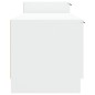 vidaXL Mueble para TV madera contrachapada blanco 158,5x36x45 cm vidaXL Mueble para TV madera contrachapada blanco 158,5x36x45 cm