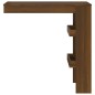 vidaXL Mesa de bar de pared contrachapada roble marrón 102x45x103,5cm vidaXL Mesa de bar de pared contrachapada roble marrón 102x45x103,5cm