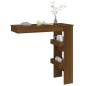 vidaXL Mesa de bar de pared contrachapada roble marrón 102x45x103,5cm vidaXL Mesa de bar de pared contrachapada roble marrón 102x45x103,5cm