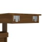 vidaXL Mesa de bar de pared contrachapada roble marrón 102x45x103,5cm vidaXL Mesa de bar de pared contrachapada roble marrón 102x45x103,5cm