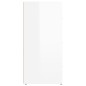vidaXL Aparador de madera contrachapada blanco brillante 40x33x70 cm vidaXL Aparador de madera contrachapada blanco brillante 40x33x70 cm