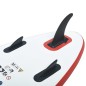 vidaXL Set de tabla inflable de paddle surf SUP rojo y blanco vidaXL Set de tabla inflable de paddle surf SUP rojo y blanco