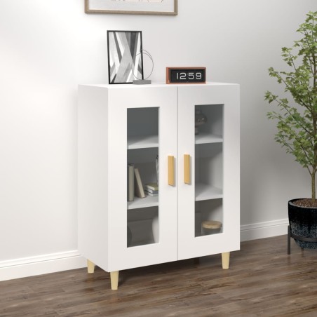 vidaXL Aparador de madera de ingeniería blanco 69,5x34x90 cm