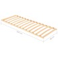 vidaXL Somier de láminas con 13 listones 80x200 cm vidaXL Somier de láminas con 13 listones 80x200 cm