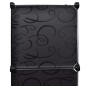 vidaXl Armario modular 9 compartimentos negro y blanco 37x115x150 cm vidaXl Armario modular 9 compartimentos negro y blanco 37x115x150 cm
