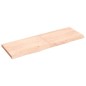 vidaXL Encimera de baño madera maciza sin tratar 120x40x(2-4) cm vidaXL Encimera de baño madera maciza sin tratar 120x40x(2-4) cm