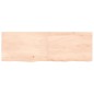vidaXL Encimera de baño madera maciza sin tratar 120x40x(2-4) cm vidaXL Encimera de baño madera maciza sin tratar 120x40x(2-4) cm