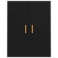 vidaXL Armario de pared colgante negro 69,5x34x90 cm vidaXL Armario de pared colgante negro 69,5x34x90 cm