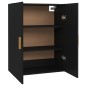 vidaXL Armario de pared colgante negro 69,5x34x90 cm vidaXL Armario de pared colgante negro 69,5x34x90 cm