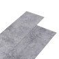 vidaXL Lamas para suelo no autoadhesivos PVC gris cemento 5,26 m² 2 mm vidaXL Lamas para suelo no autoadhesivos PVC gris cemento 5,26 m² 2 mm