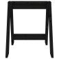 vidaXL Taburetes 2 unidades madera maciza de pino negro 40x40x45 cm vidaXL Taburetes 2 unidades madera maciza de pino negro 40x40x45 cm