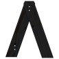 vidaXL Taburetes 2 unidades madera maciza de pino negro 40x40x45 cm vidaXL Taburetes 2 unidades madera maciza de pino negro 40x40x45 cm