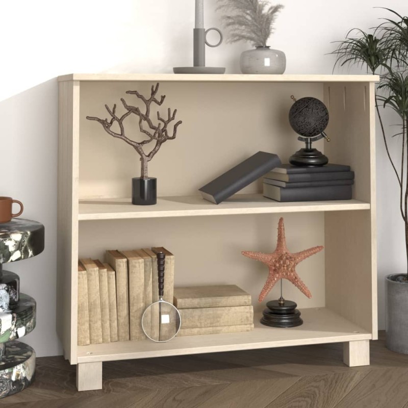 vidaXL Aparador HAMAR madera de pino maciza marrón miel 85x35x80 cm vidaXL Aparador HAMAR madera de pino maciza marrón miel 85x35x80 cm
