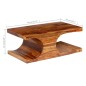 vidaXL Mesa de centro de madera maciza sheesham 90x50x35 cm vidaXL Mesa de centro de madera maciza sheesham 90x50x35 cm