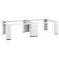 vidaXL Pedestal doble de la lavadora y la secadora blanco vidaXL Pedestal doble de la lavadora y la secadora blanco