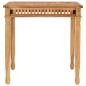 vidaXL Mesa de comedor de jardín madera maciza de teca 80x80x80 cm