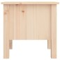 vidaXL Mesa auxiliar 2 unidades de madera maciza de pino 40x40x39 cm