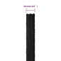 vidaXL Cuerda de barco polipropileno negro intenso 20 mm 100 m
