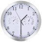 vidaXL Reloj de pared de cuarzo higrómetro y termómetro 30 cm blanco vidaXL Reloj de pared de cuarzo higrómetro y termómetro 30 cm blanco