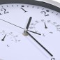 vidaXL Reloj de pared de cuarzo higrómetro y termómetro 30 cm blanco vidaXL Reloj de pared de cuarzo higrómetro y termómetro 30 cm blanco
