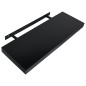 vidaXL Estantes flotantes de pared 2 unidades negro 60x20x3,8 cm vidaXL Estantes flotantes de pared 2 unidades negro 60x20x3,8 cm