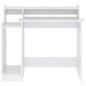 vidaXL Escritorio con luz LED madera contrachapada blanco 97x45x90 cm vidaXL Escritorio con luz LED madera contrachapada blanco 97x45x90 cm