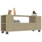 vidaXL Mueble para TV madera contrachapada roble Sonoma 120x35x48 cm vidaXL Mueble para TV madera contrachapada roble Sonoma 120x35x48 cm