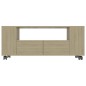 vidaXL Mueble para TV madera contrachapada roble Sonoma 120x35x48 cm vidaXL Mueble para TV madera contrachapada roble Sonoma 120x35x48 cm