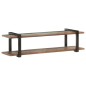 vidaXL Mueble para TV madera maciza reciclada 160x40x40 cm