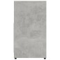 vidaXL Armario de baño madera contrachapada gris hormigón 60x33x61 cm