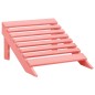 vidaXL Silla jardín Adirondack con otomana madera maciza de abeto rosa vidaXL Silla jardín Adirondack con otomana madera maciza de abeto rosa
