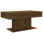 vidaXL Mesa de centro madera contrachapada roble marrón 96x50x45 cm vidaXL Mesa de centro madera contrachapada roble marrón 96x50x45 cm