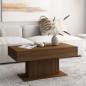 vidaXL Mesa de centro madera contrachapada roble marrón 96x50x45 cm vidaXL Mesa de centro madera contrachapada roble marrón 96x50x45 cm